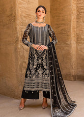 Gulaal Embroidered Chiffon Unstitched 3 Piece Suit - 07